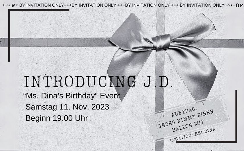 Kim Okura Event Einladung Introducing JD Private Event Ausstellung